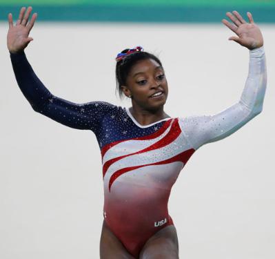 Simone Biles la extraordinaria gimnasta con una dura infancia