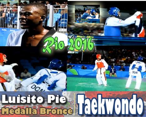 Luisito Pie gana medalla en las olimpiadas de Rio 2016