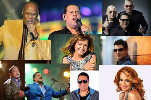 Concierto Solo merengue en la plaza Juan Barón