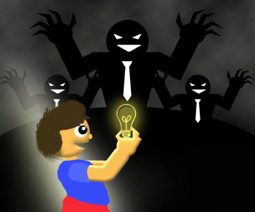 ¡Cuidado alguien le puede robar sus ideas!