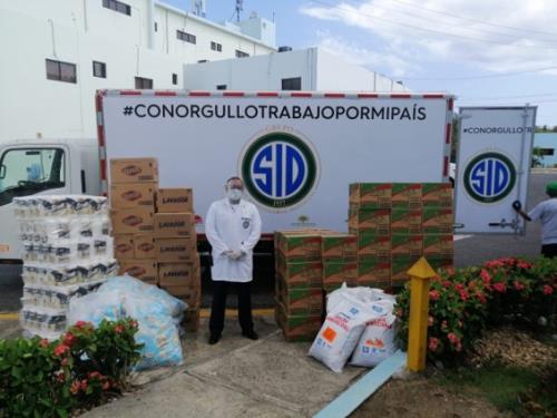 Grupo SID llama a la unidad de RD frente al COVID-19 tras realizar donación al Hospital Ramón de Lara