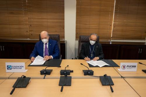 Grupo Popular y PUCMM ratifican convenio de colaboración para la formación especializada en RSE y sostenibilidad
