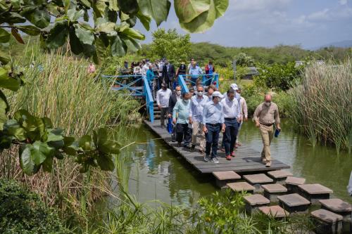 Fundación Popular amplía humedal demostrativo en el botánico de Santiago