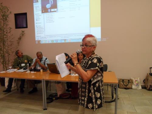 Xiomarita Pérez impartió un taller interactivo sobre ritmos musicales