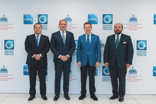 MICM y AZUL facilitarán ecosistema digital de pagos en pymes