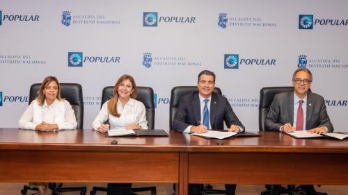 Banco Popular y ADN acuerdan remozar parques Rosa Duarte y Villa Francisca