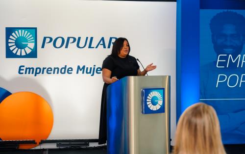 Popular lanza "Emprende Mujer", con productos, capacitación y servicios psicológicos