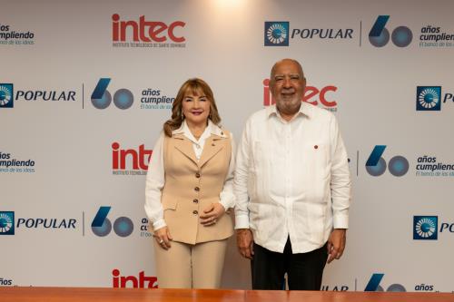 Banco Popular firma alianza con INTEC para otorgar pasantías a estudiantes meritorios