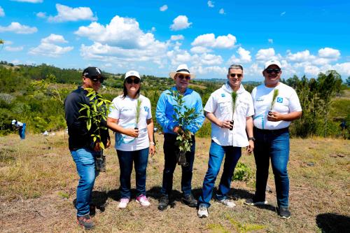 Colaboradores de Grupo Popular realizan jornada de reforestación en Plan Sierra