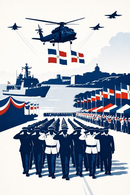 El Malecón se vistió de Patria: RD celebró 182 años de Independencia con un desfile "por aire, mar y tierra" que marcó un antes y un después