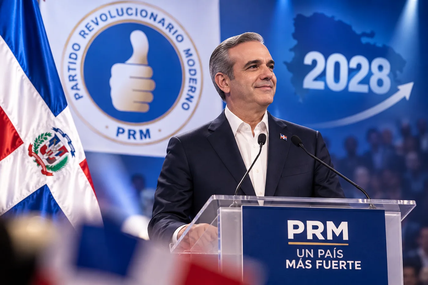 Abinader asume la presidencia del PRM por cuatro años: la carrera hacia 2028 entra en una nueva fase