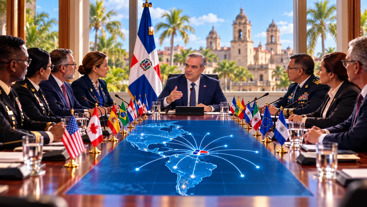 Abinader reúne a 19 países en Santo Domingo: República Dominicana impulsa una nueva estrategia contra los carteles
