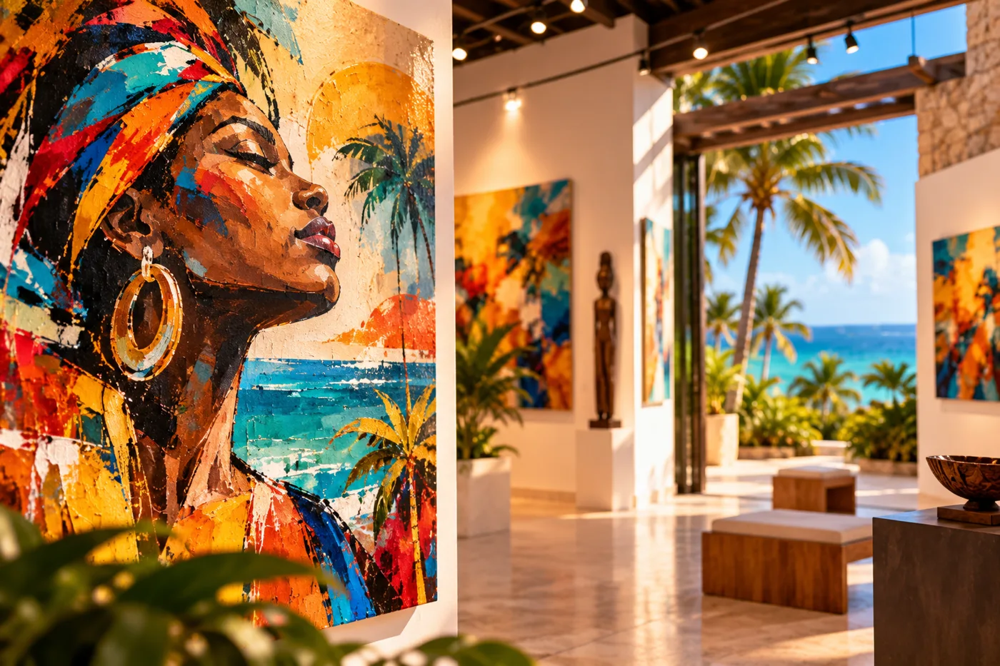 África y el Caribe llegan al lienzo: Bávaro estrenará una nueva galería con Julieta Prissell
