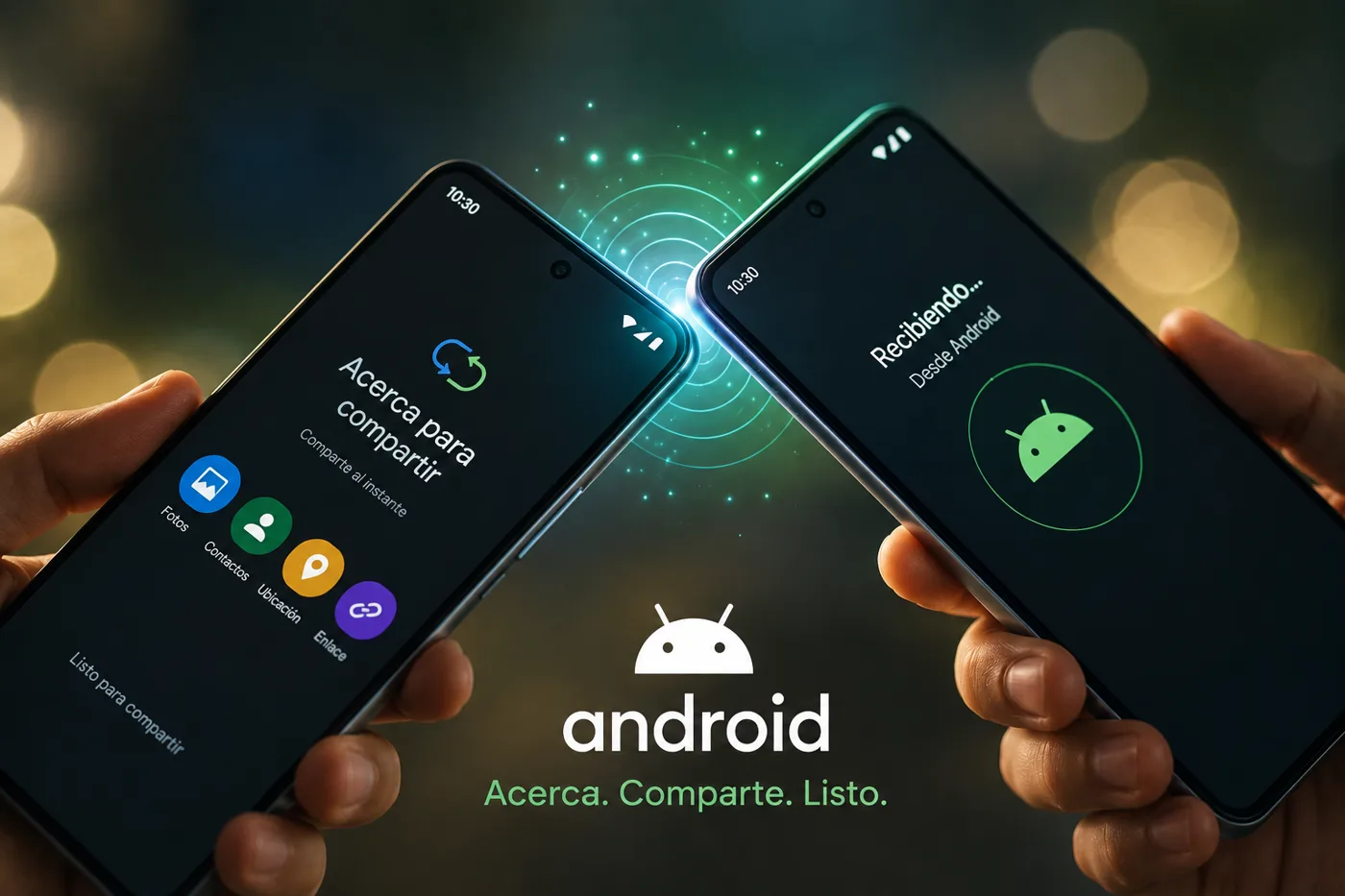 Android estrena una función que parece magia: acerca dos teléfonos y comparte fotos, contactos o hasta tu ubicación