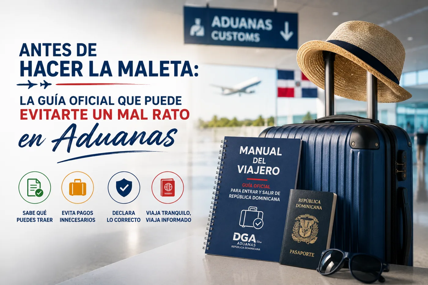 Antes de hacer la maleta: la guía oficial que puede evitarte un mal rato en Aduanas