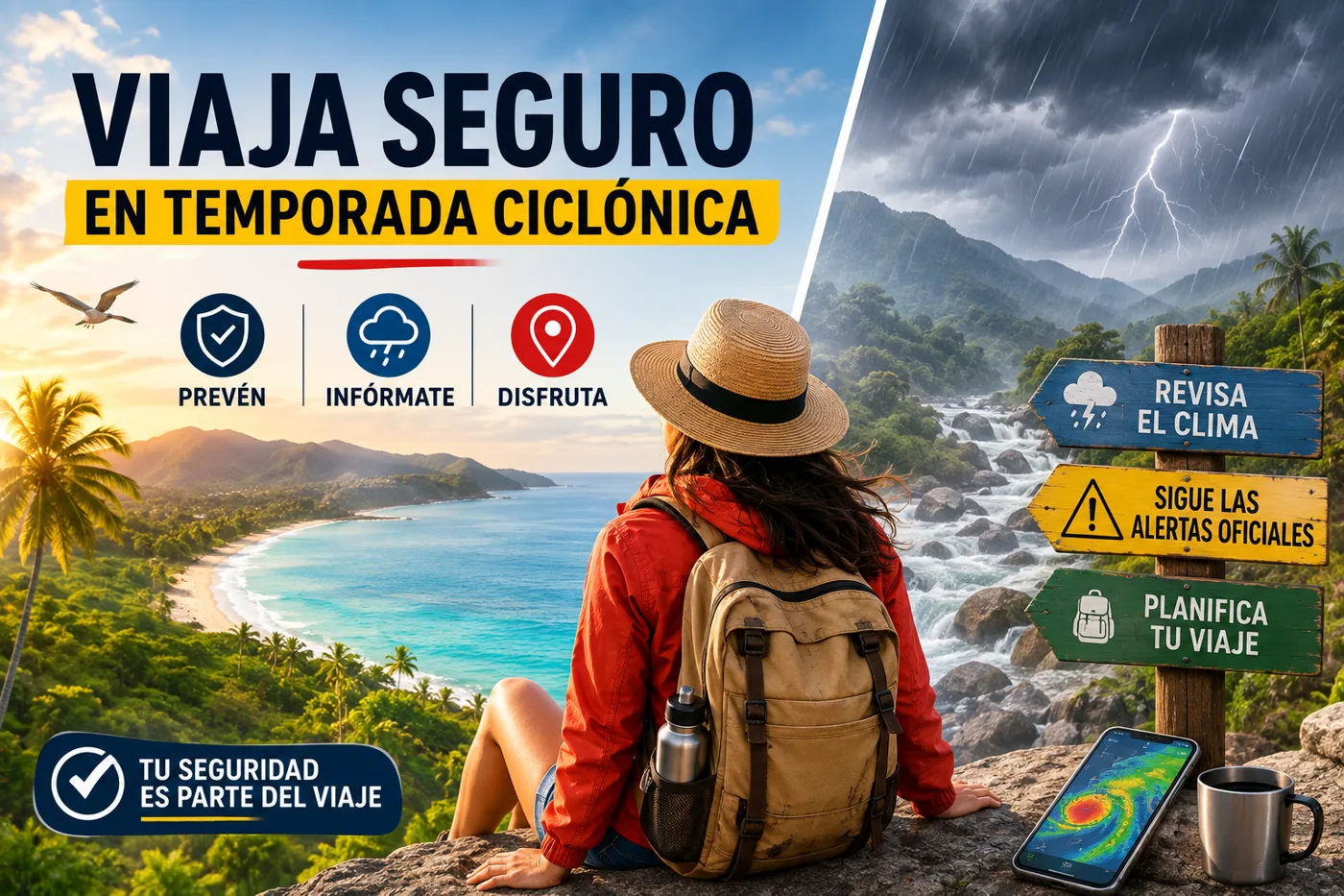 Antes de tirarte para ríos, playas o montañas: la guía que puede salvar tu viaje en temporada ciclónica