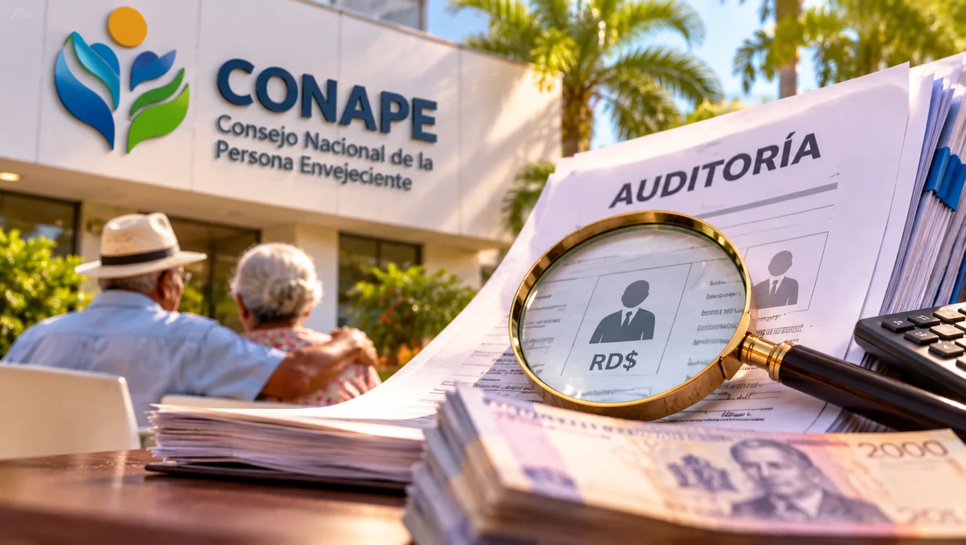 Auditoría destapa anomalías en CONAPE: empleados con sueldos de hasta RD$200,000 figuraban en programa para adultos mayores