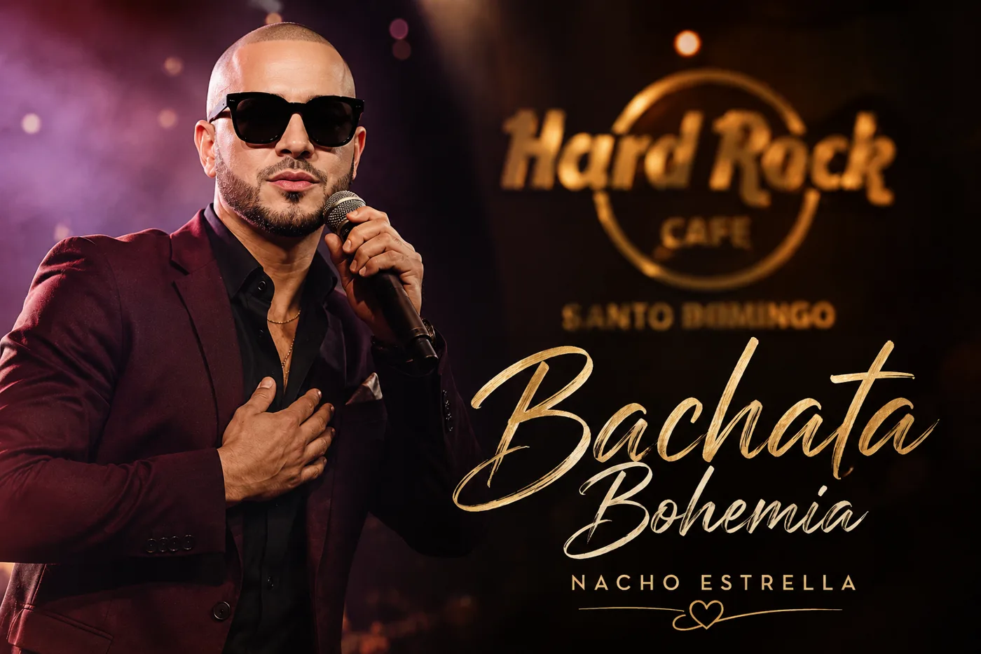 Bachata Bohemia llega a Hard Rock: Nacho Estrella prepara una noche para cantar con el corazón