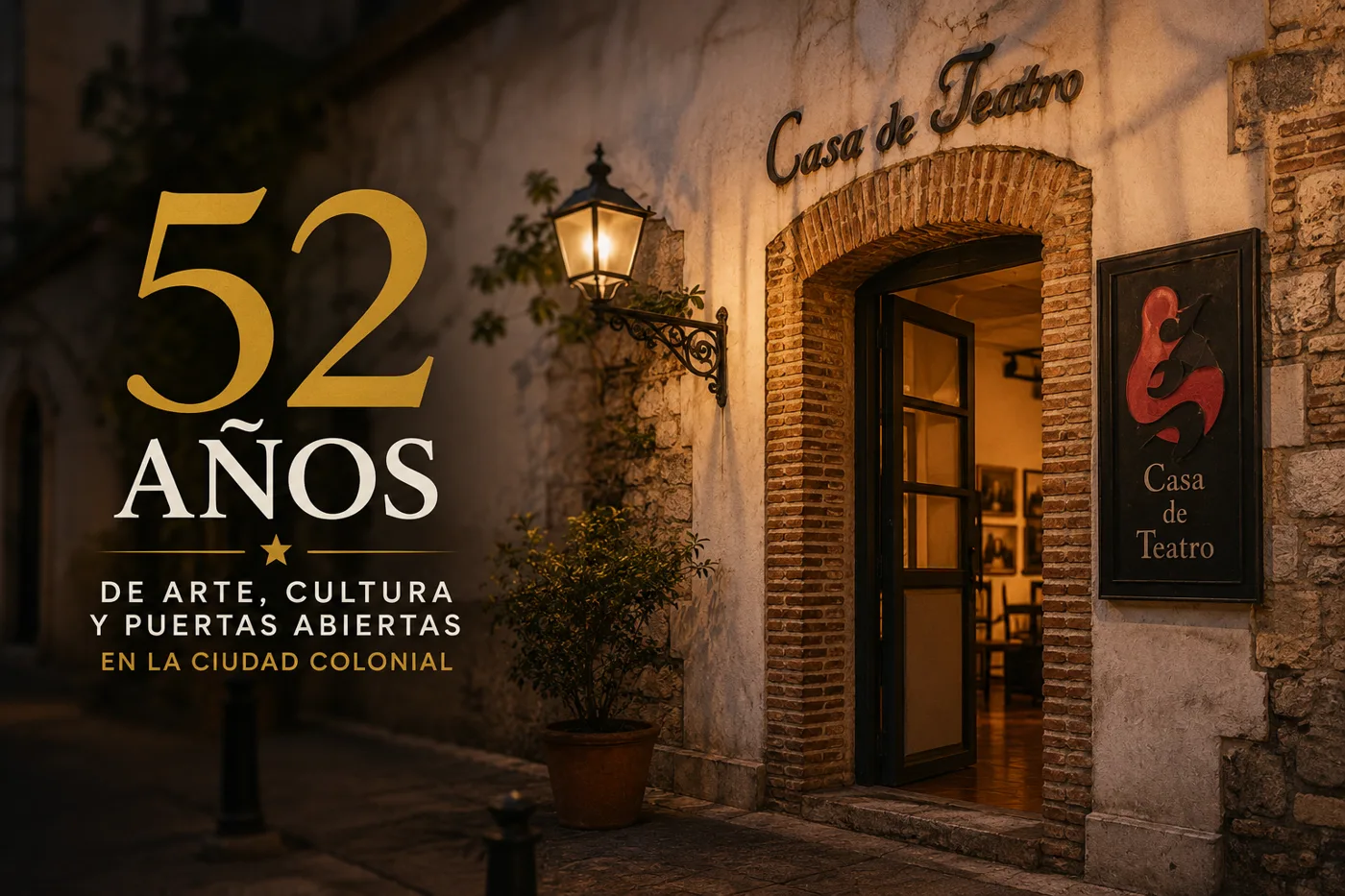 Casa de Teatro cumple 52 años: el refugio cultural que sigue abriendo puertas en la Ciudad Colonial