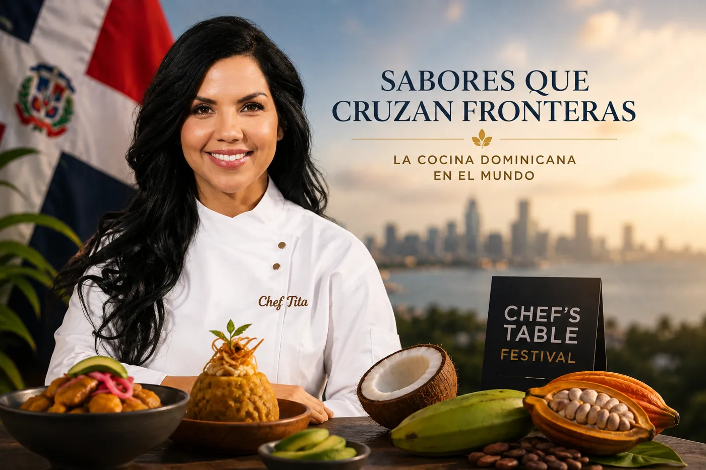Chef Tita lleva la cocina dominicana a la mesa global: el festival que pondrá nuestros sabores ante 70 chefs del mundo