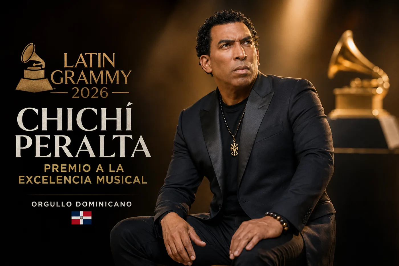 Chichí Peralta entra al club de los grandes: el Latin GRAMMY le rendirá homenaje y RD suena más fuerte