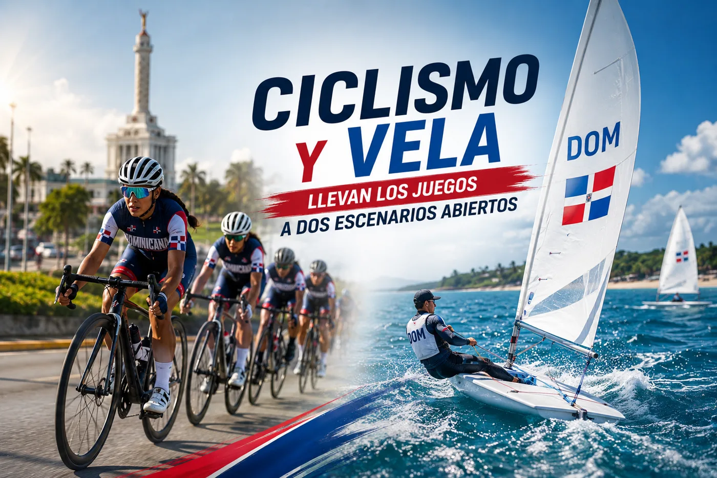 Ciclismo y vela llevan los Juegos a dos escenarios abiertos