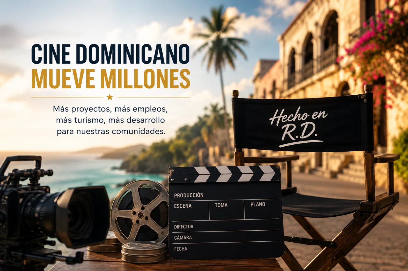 Cine dominicano mueve millones: los 9 proyectos que pueden llevar empleos, hoteles y comida a nuevas locaciones