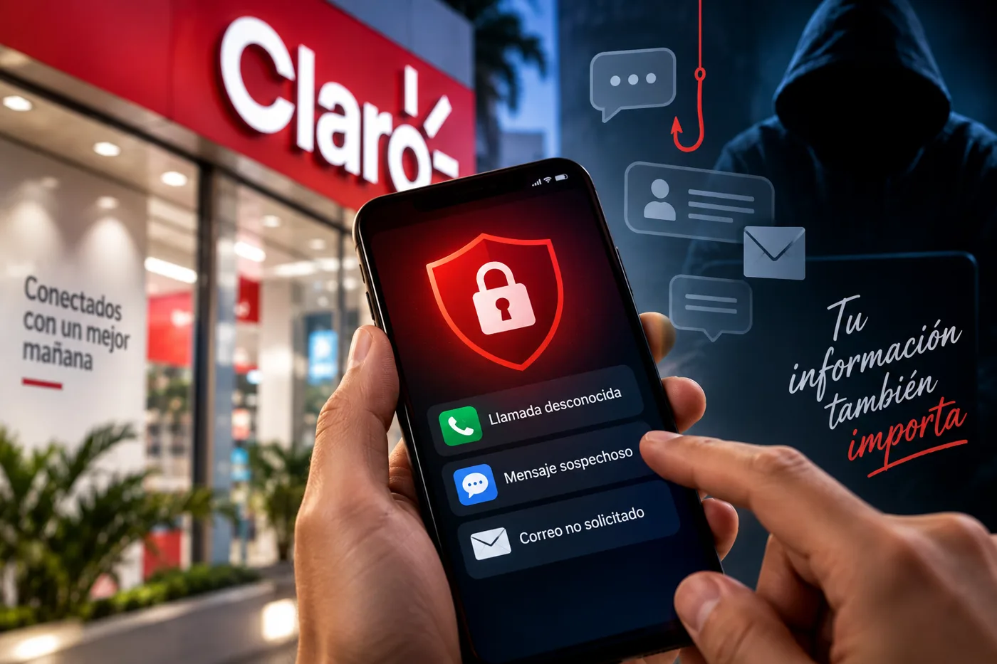 Claro reporta exposición de datos: lo que debes hacer ahora para evitar que un mensaje convincente termine en fraude