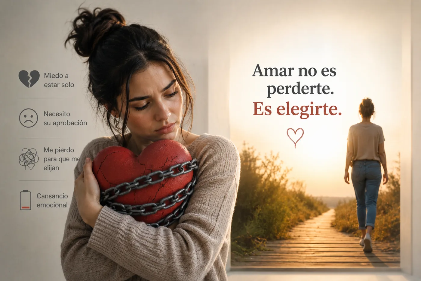 Cuando amar se parece demasiado a necesitar: señales de dependencia emocional y cómo recuperar tu centro