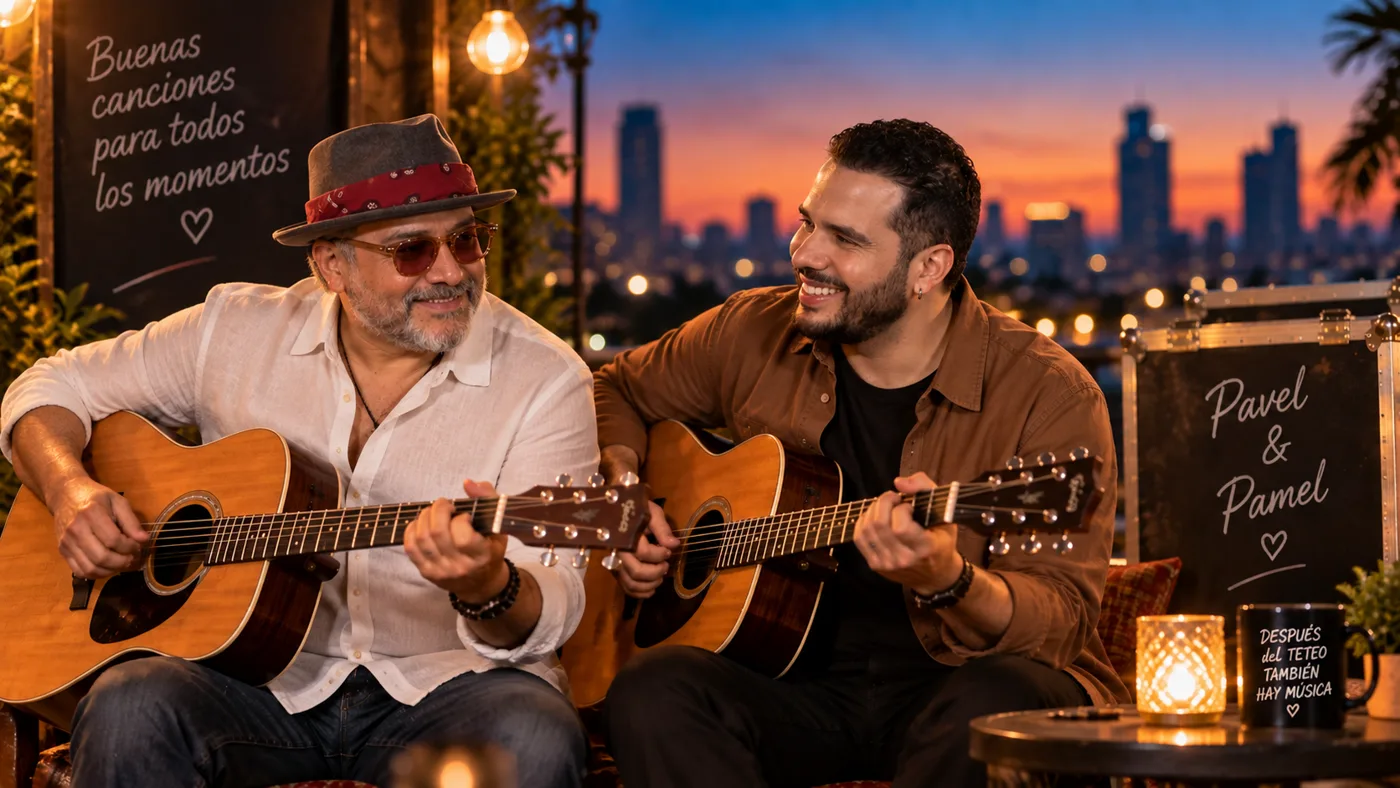 Cuando termina el “teteo”, ellos quieren quedarse con la última canción: Pavel y Pamel preparan un concierto diferente en Santo Domingo
