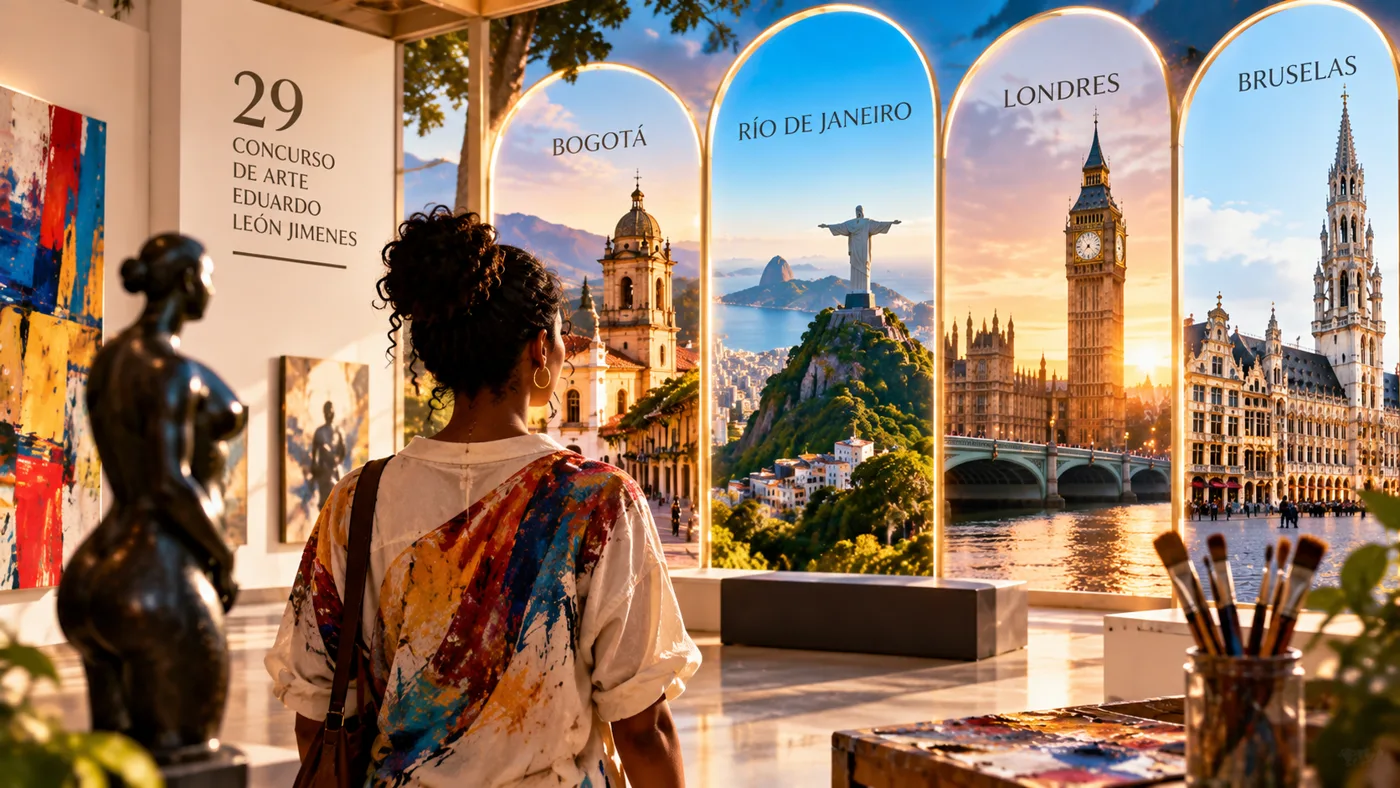 De Santiago al mundo: cuatro artistas del Caribe ganan residencias en Londres, Bruselas, Río y Colombia