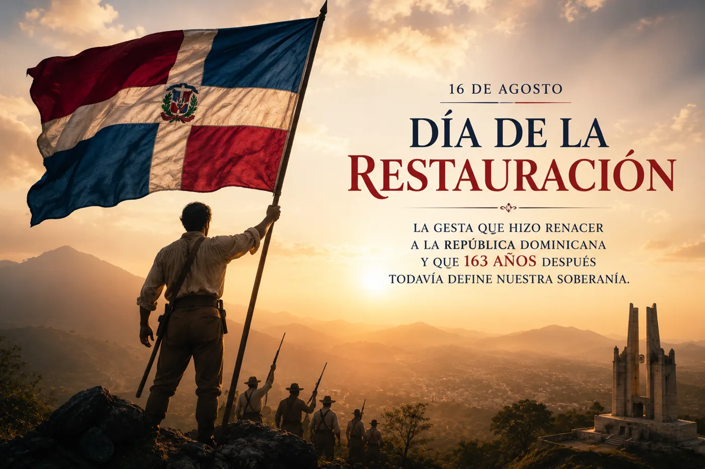 Día de la Restauración: la gesta que hizo renacer a la República Dominicana y que 163 años después todavía define nuestra soberanía
