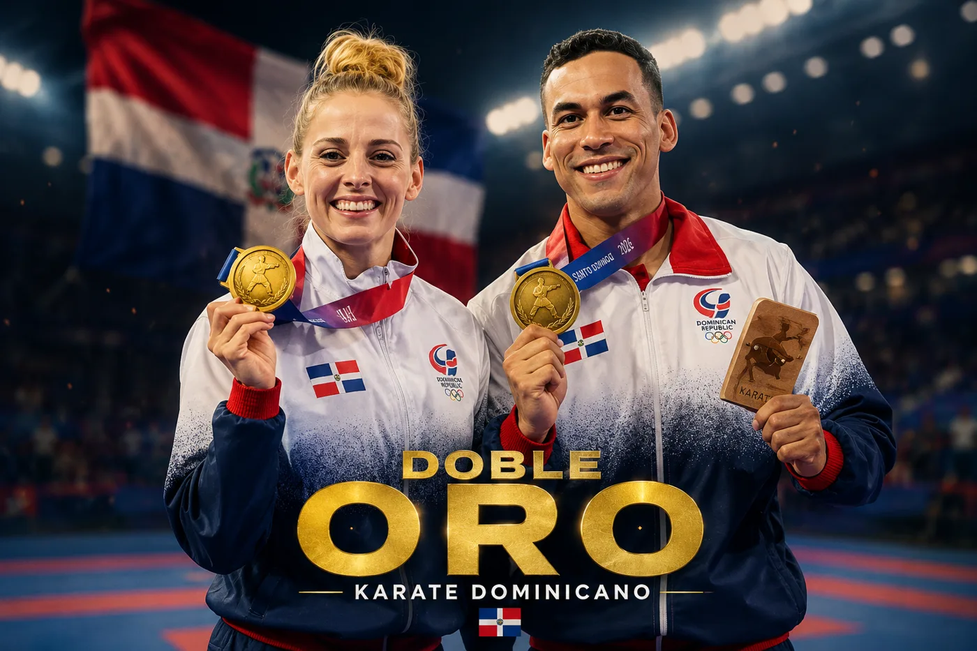 Dimitrova y Aracena entregan un doble oro al karate de RD