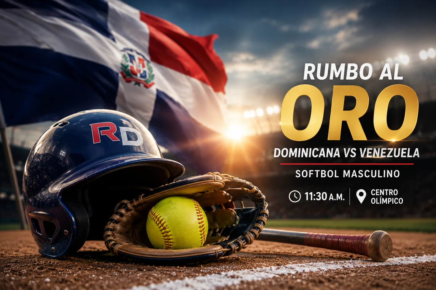 Dominicana va por el oro del softbol antes de la gran clausura