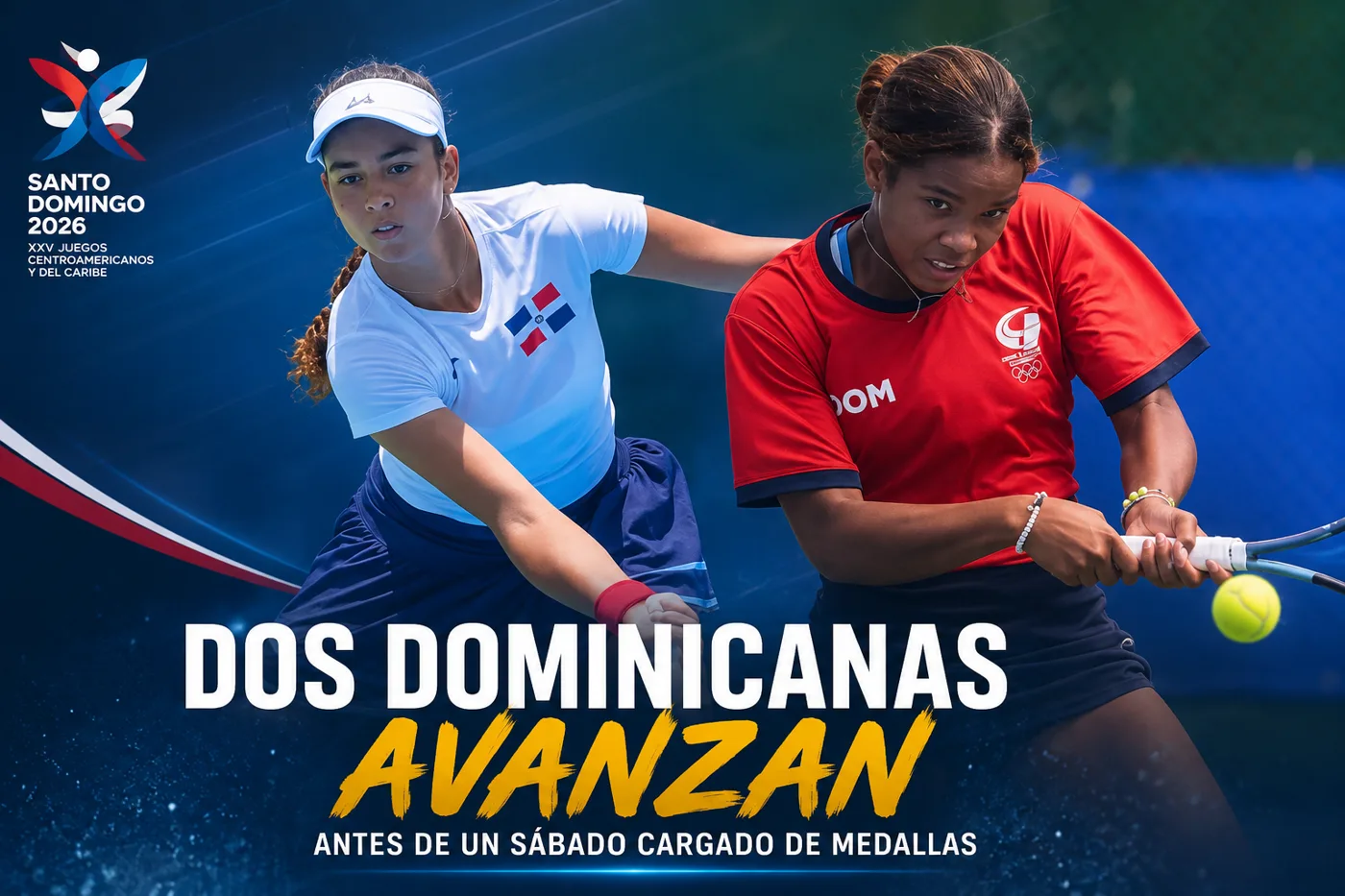 Dos dominicanas avanzan antes de un sábado cargado de medallas