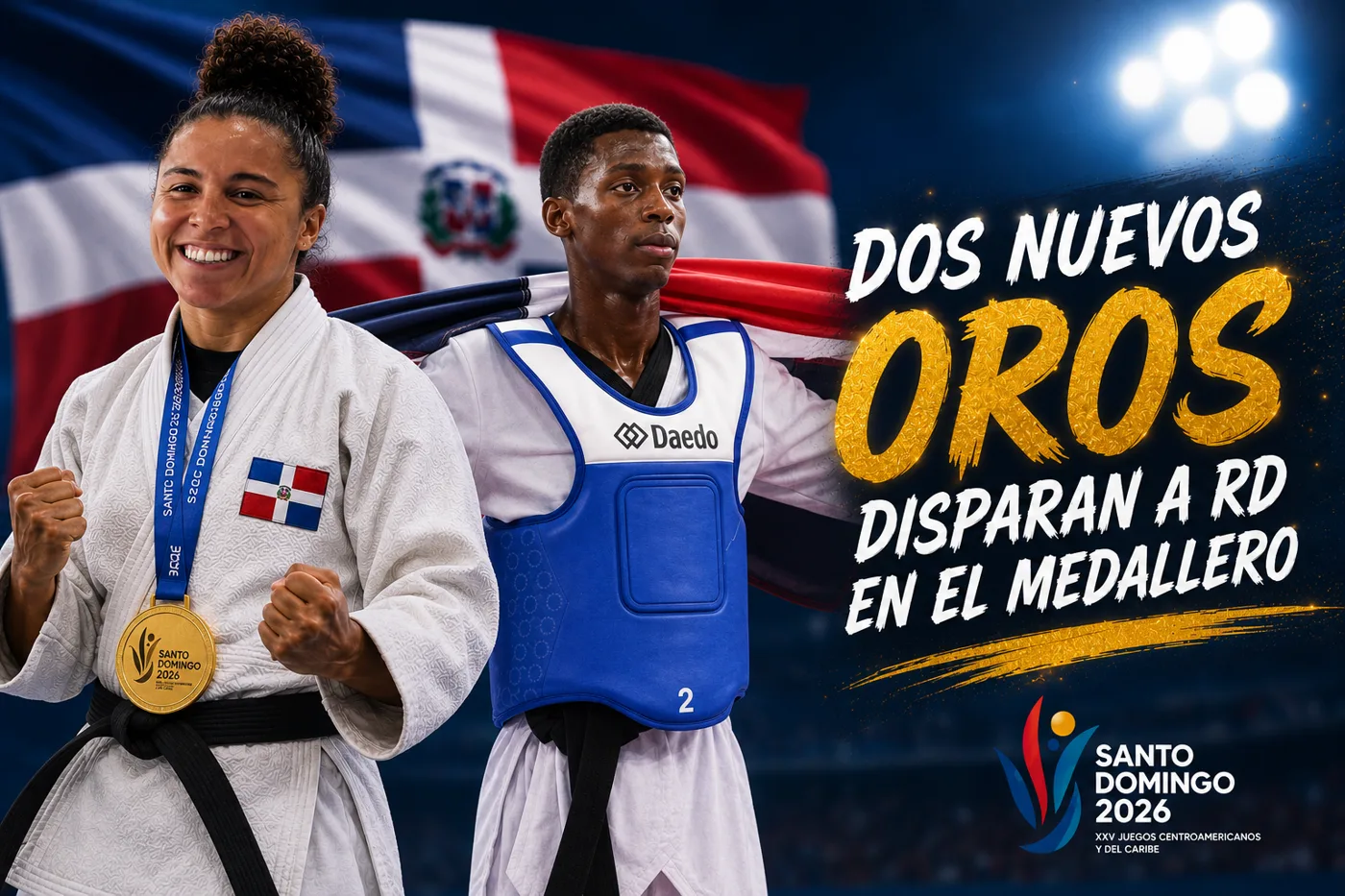 Dos nuevos oros disparan a RD en el medallero