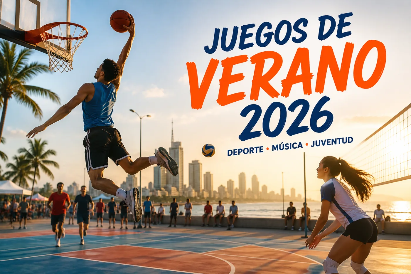 El Malecón se convierte en cancha gigante: los Juegos de Verano 2026 llegan con deporte, música y juventud
