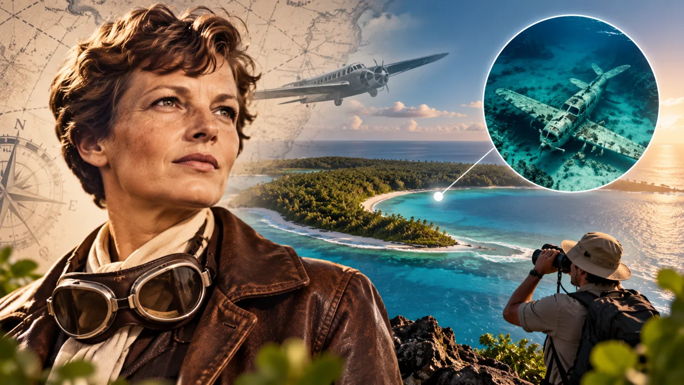 El misterio de Amelia Earhart entra en su momento decisivo: una expedición ya está sobre la isla donde podría estar su avión