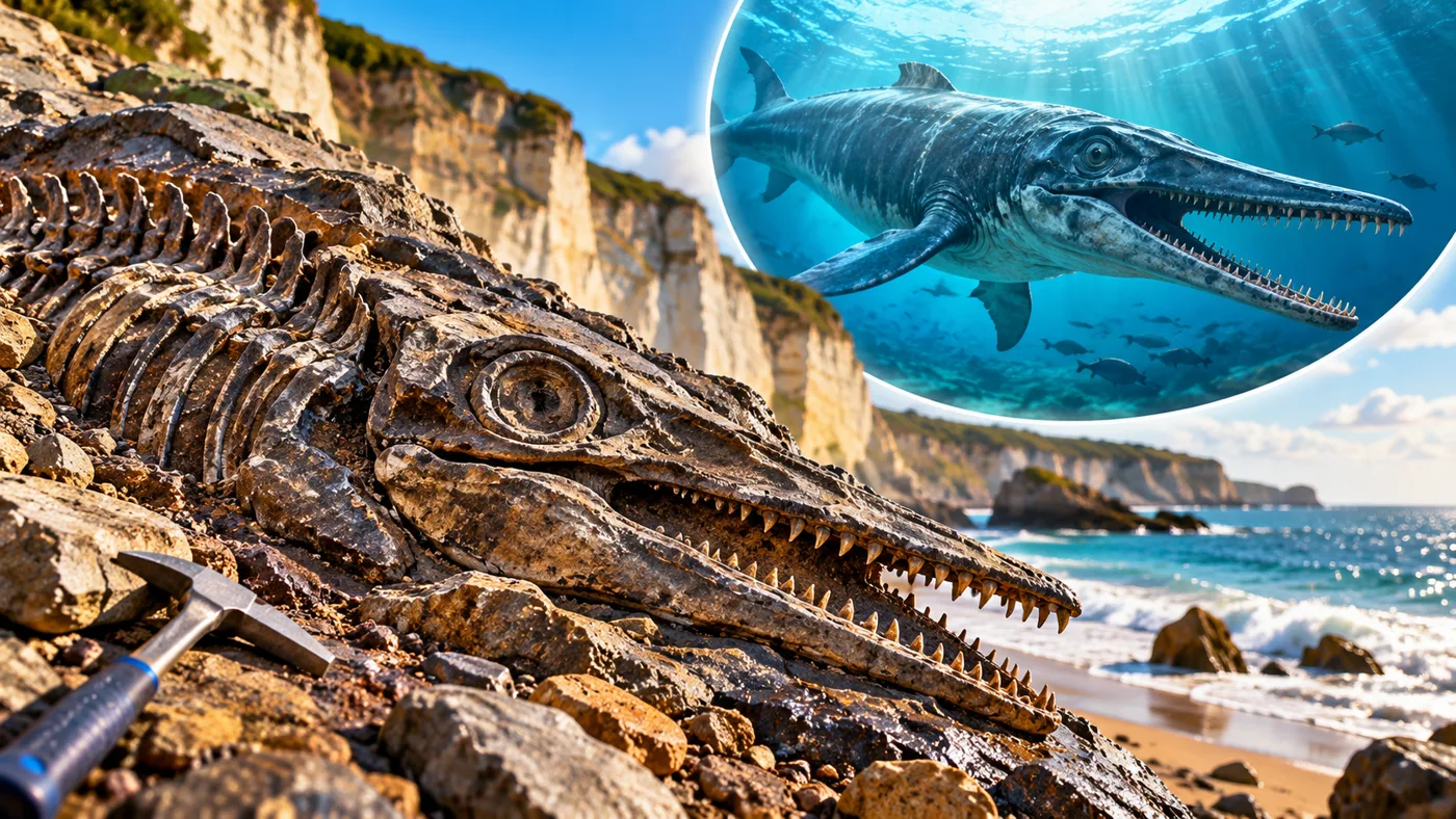 El misterio del dragón marino: descubren un gigante prehistórico donde nadie esperaba encontrarlo