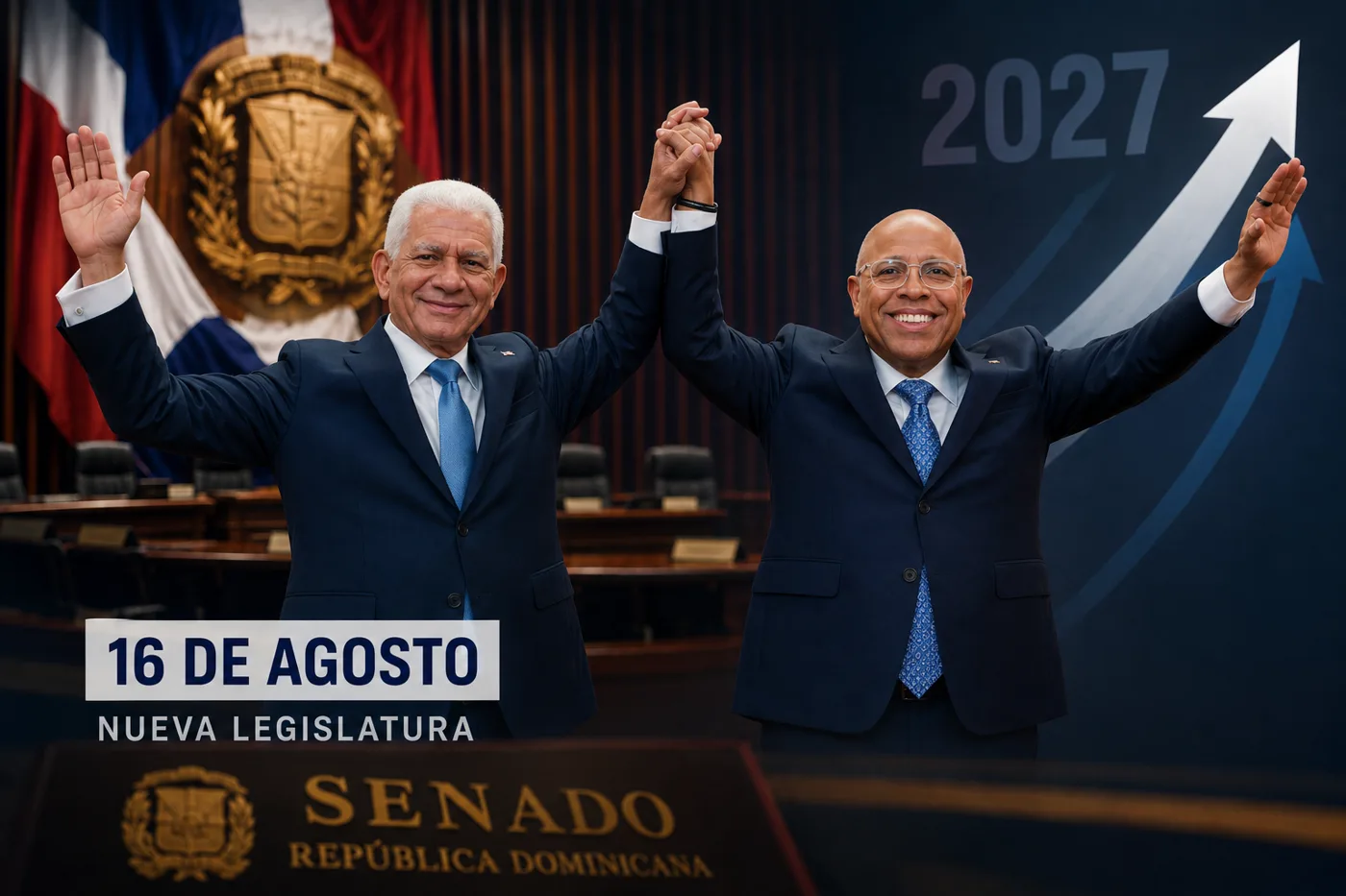 El PRM mueve sus fichas para el 16 de agosto: ratifica a Pacheco y De los Santos y deja listo el relevo del Senado para 2027