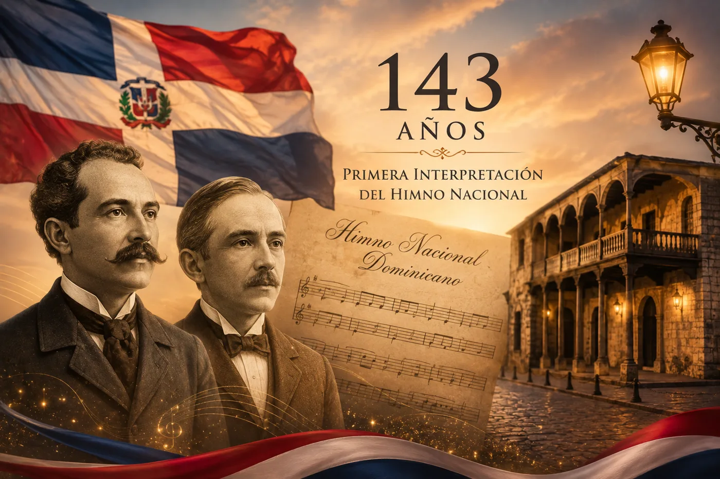 Hace 143 años RD escuchó por primera vez su Himno Nacional: la historia detrás de una melodía que tardó medio siglo en hacerse oficial