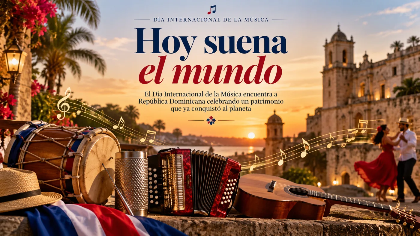 Hoy suena el mundo: el Día Internacional de la Música encuentra a República Dominicana celebrando un patrimonio que ya conquistó al planeta