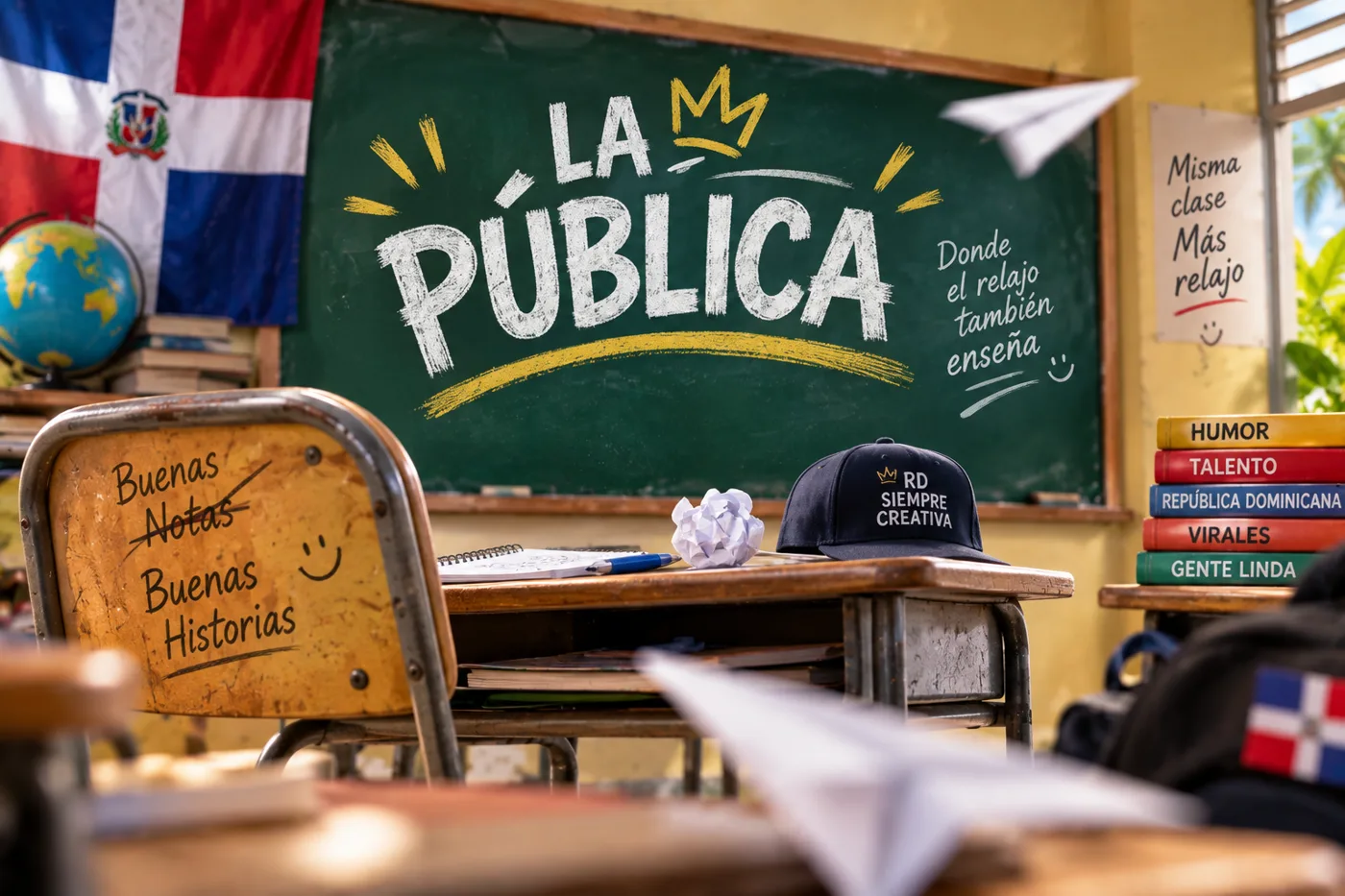 La escuela donde nadie quiere graduarse: “La Pública” convierte el relajo dominicano en un fenómeno digital
