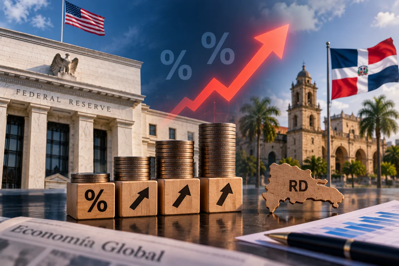La Fed sube las tasas por primera vez en tres años: por qué una decisión en Washington también pone a RD a mirar los intereses