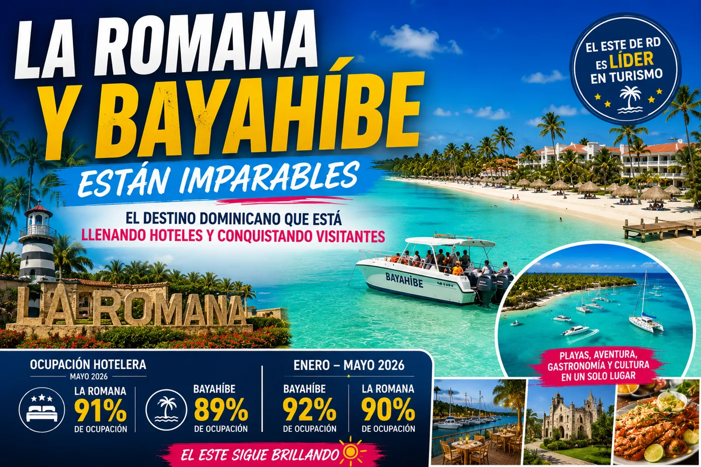La Romana y Bayahíbe están imparables: el destino dominicano que está llenando hoteles y conquistando visitantes