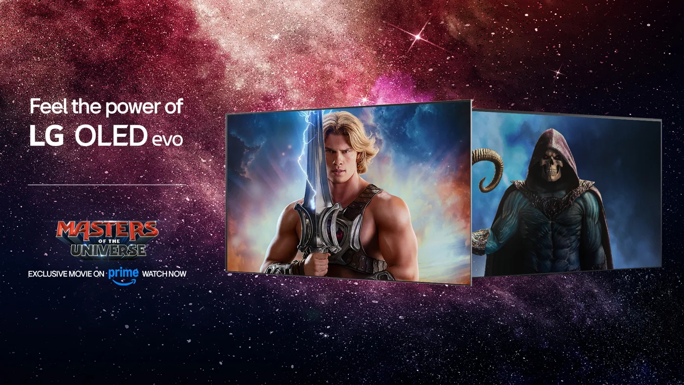 LG Electronics se une a prime video para impulsar en casa el épico estreno de masters of the universe