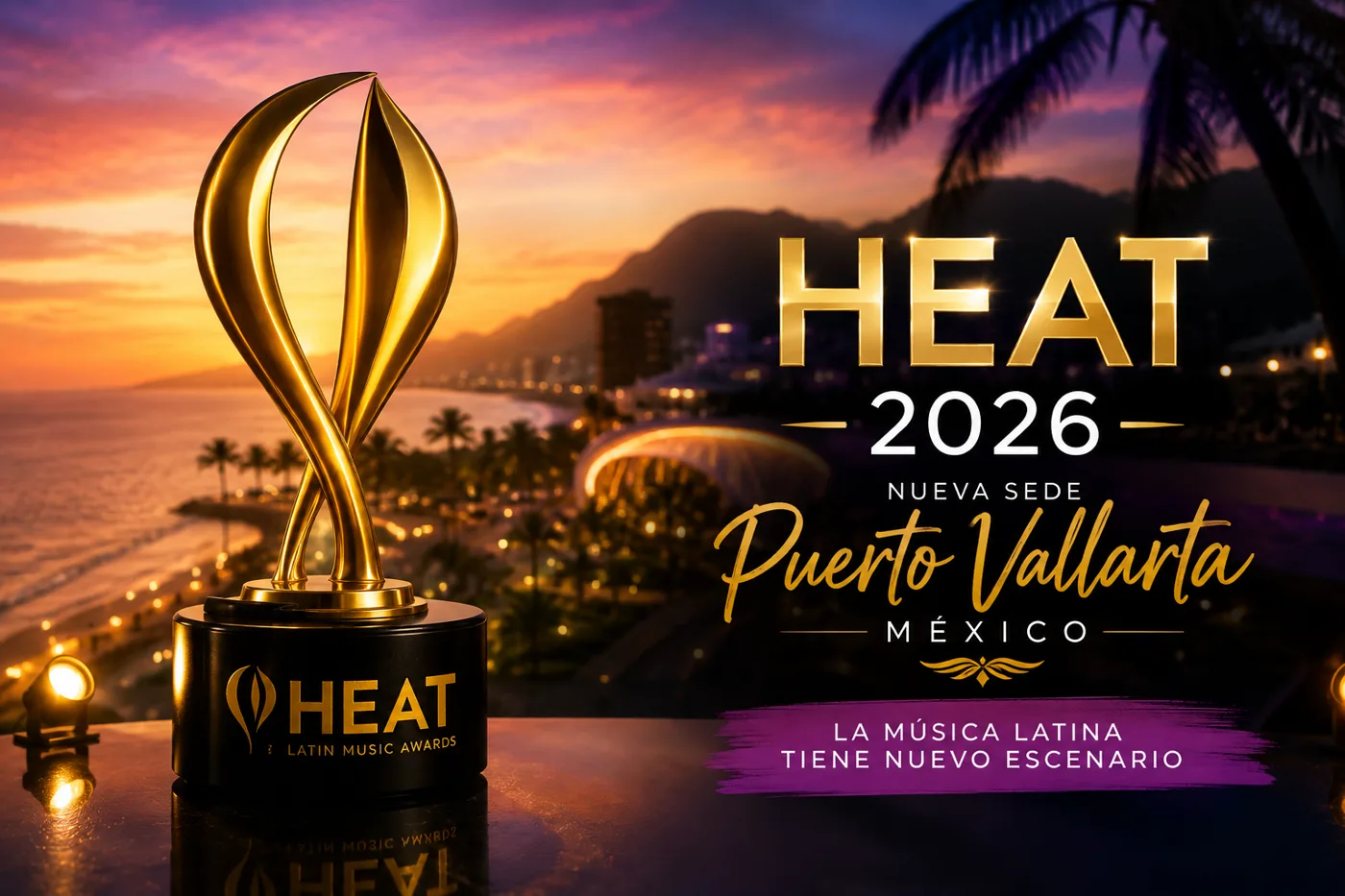 Los Premios HEAT cambian el Caribe por México: la premiación que se consolidó en Punta Cana aterriza en Puerto Vallarta