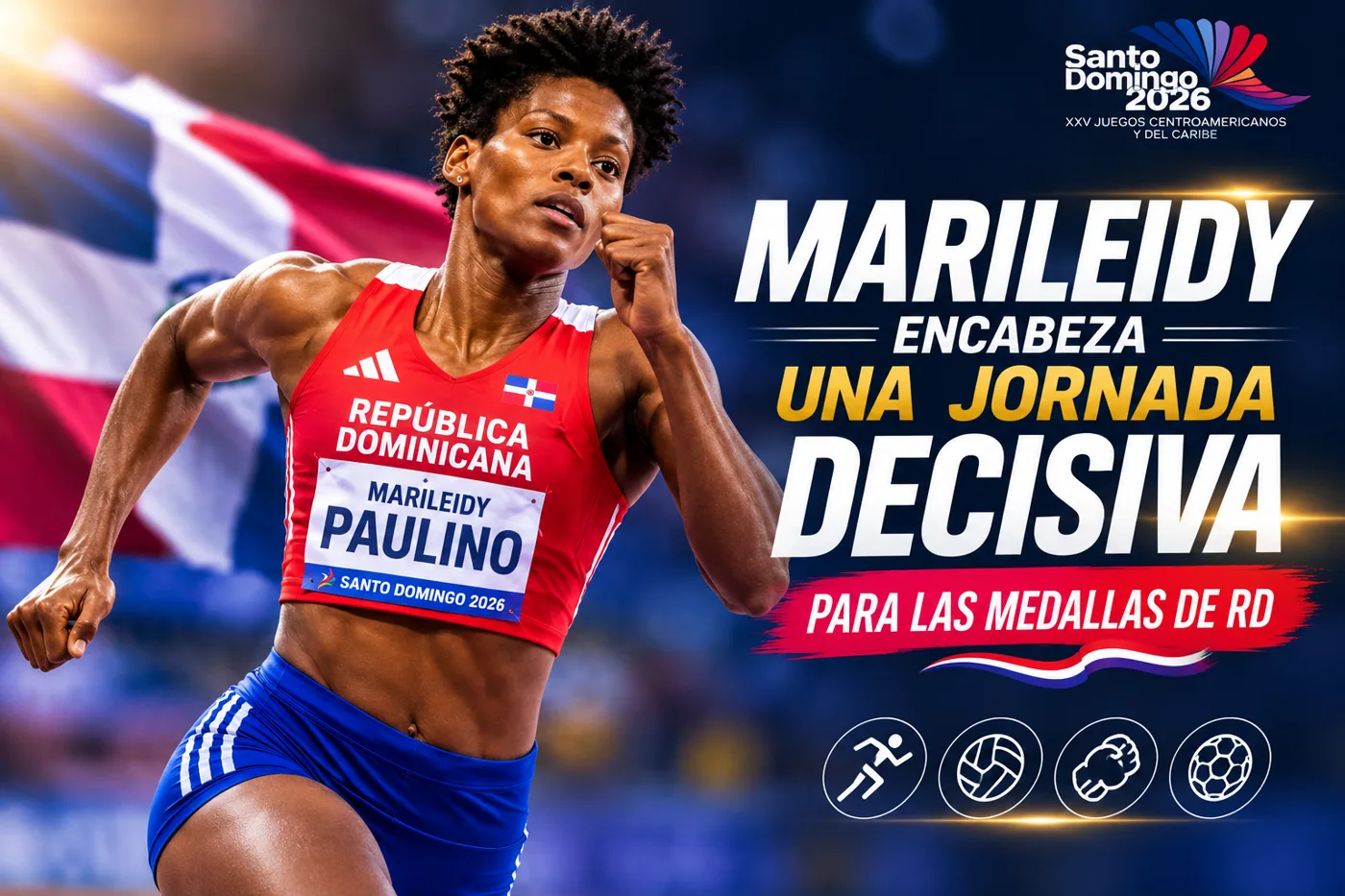 Marileidy encabeza una jornada decisiva para las medallas de RD