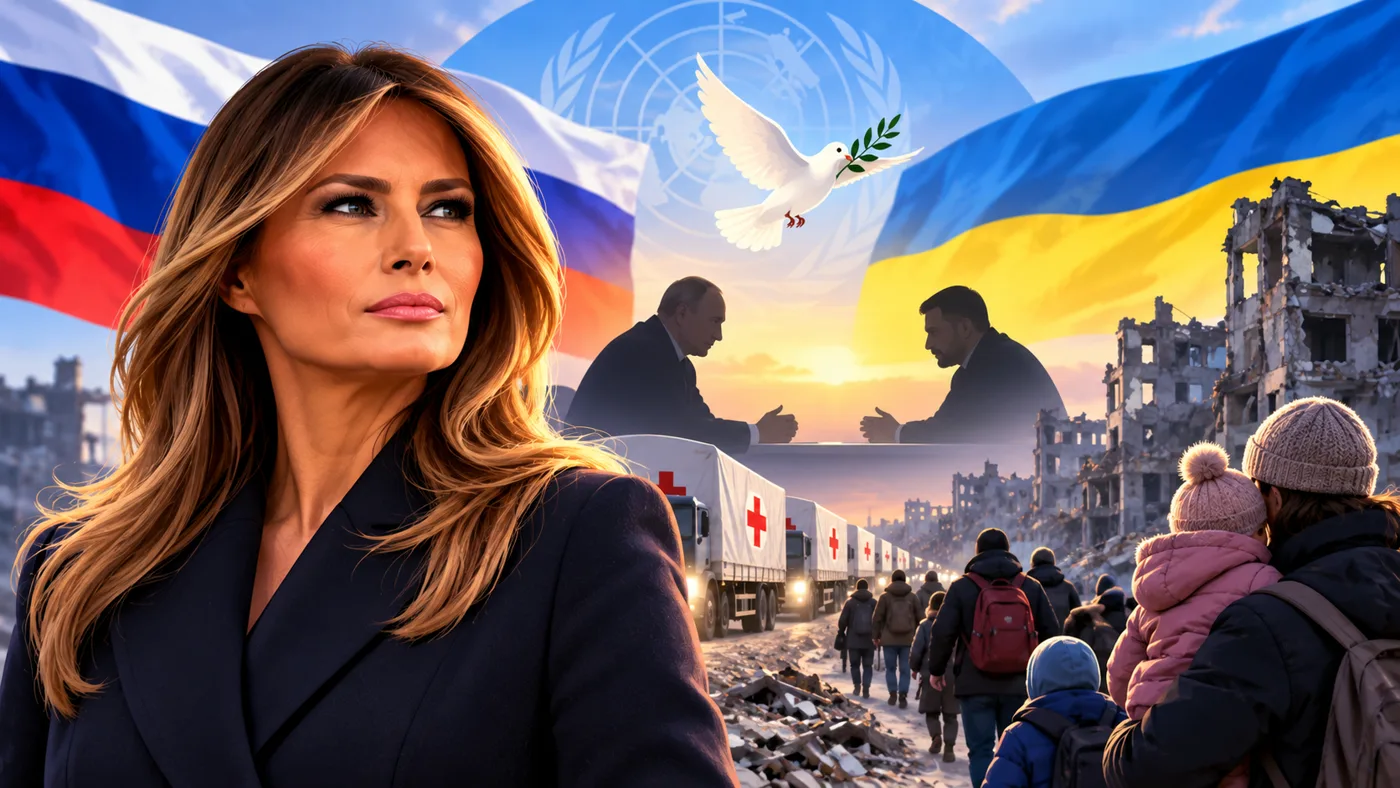 Melania Trump logra inesperada tregua entre Rusia y Ucrania: miles de civiles esperan ayuda tras años de guerra