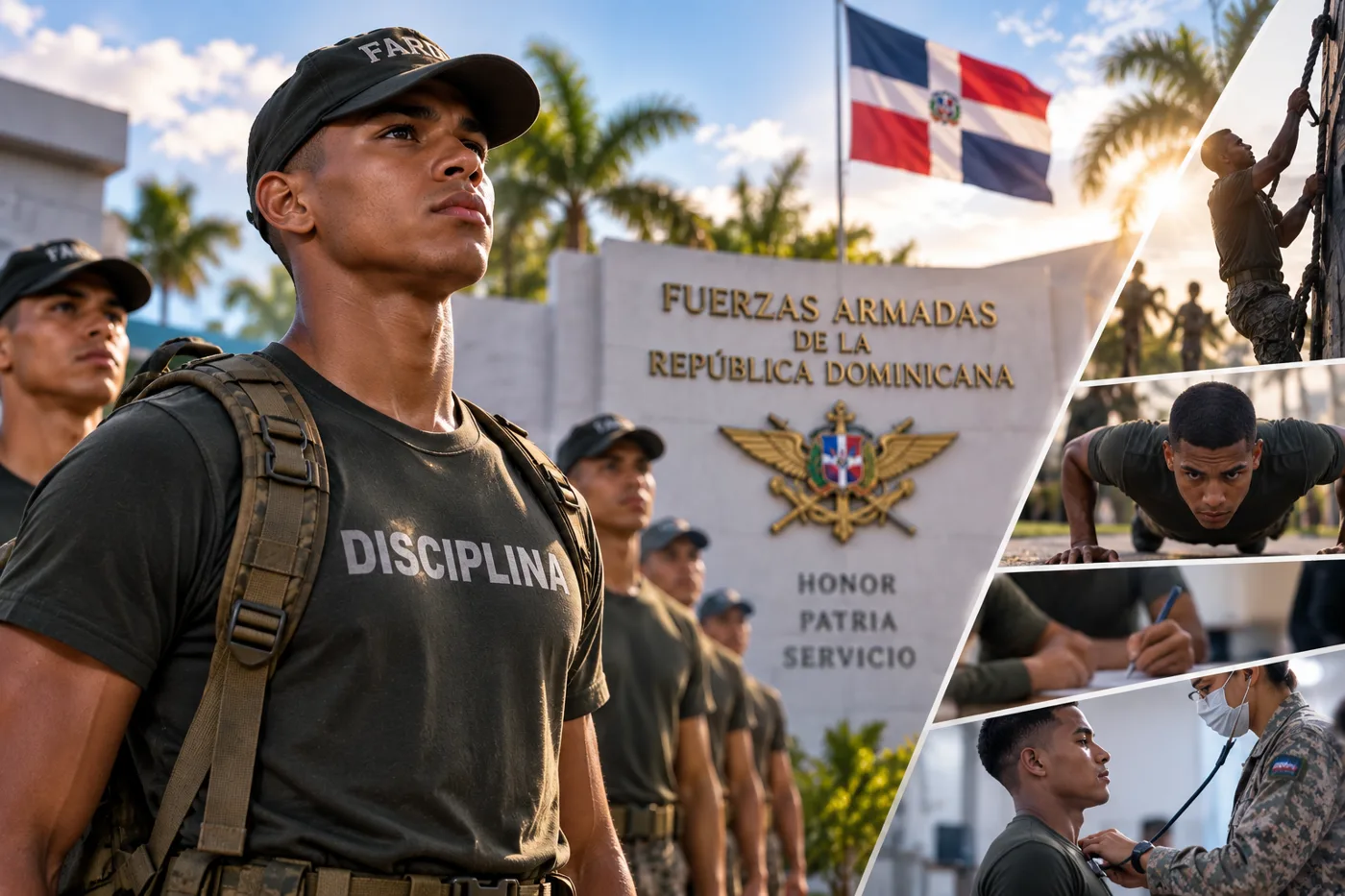 No basta con ser fuerte: esto debe superar un joven antes de convertirse en soldado dominicano